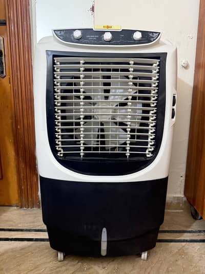 Super Asia new Air cooler , with warranty card and brand new icebags