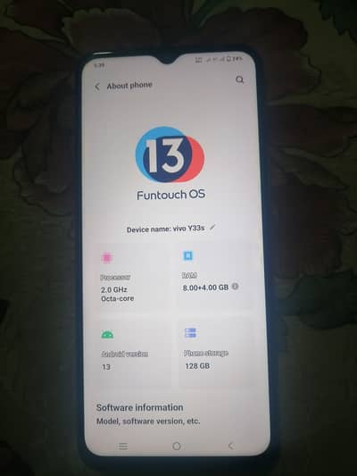 vivo y33s only phone 10/10.