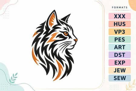 Embroidery Design File DST PES - Jacket Back Big Design