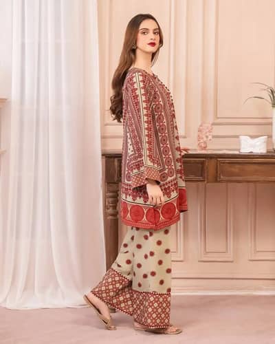 Stylish Printed Shirt And Trouser Set 2-pcs
