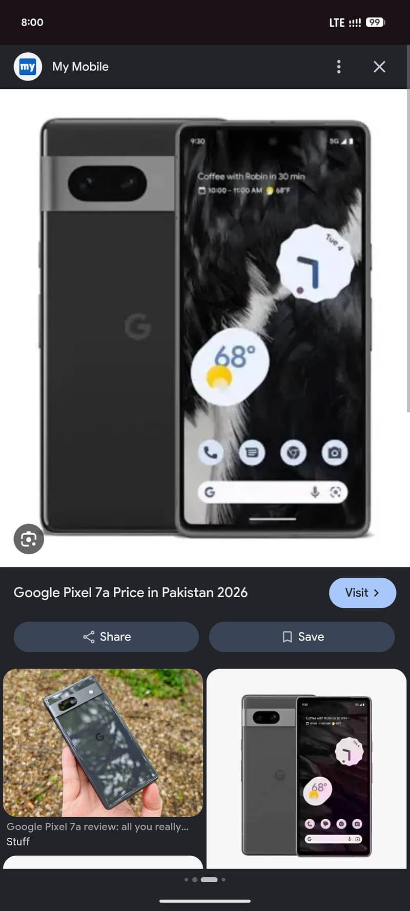 Google Pixel 7a 0