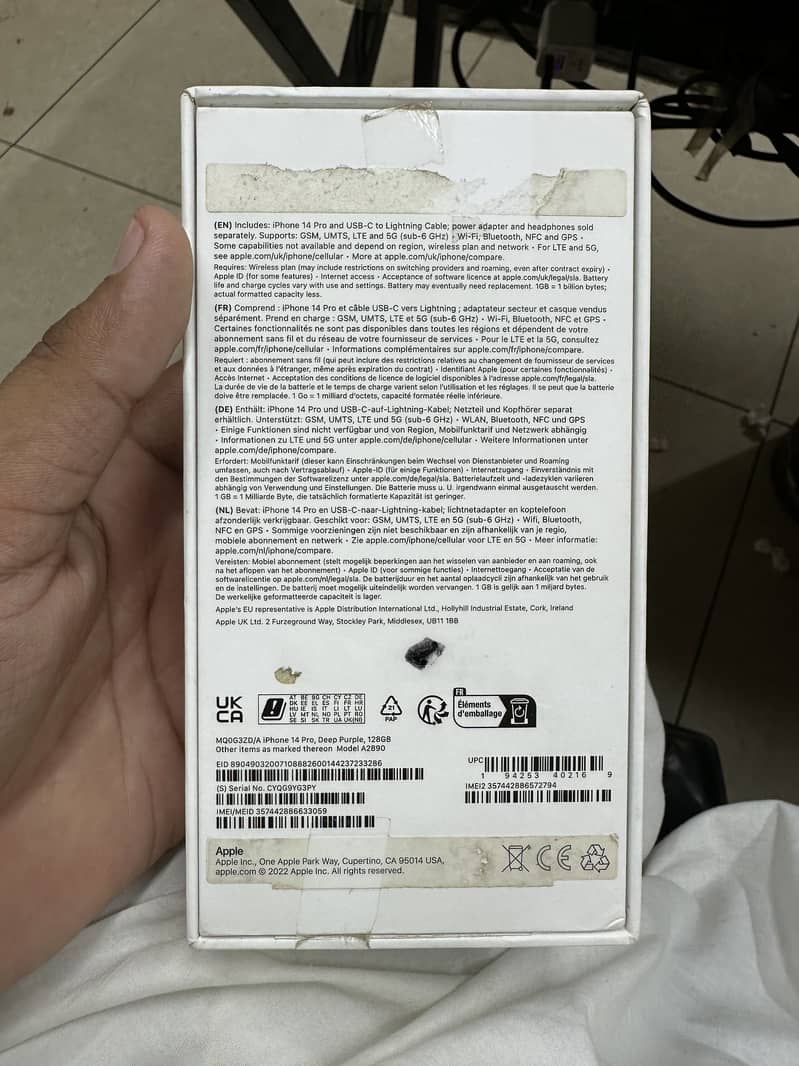 Apple iPhone  14 Pro my WhatsApp 0316-33-52-165 1