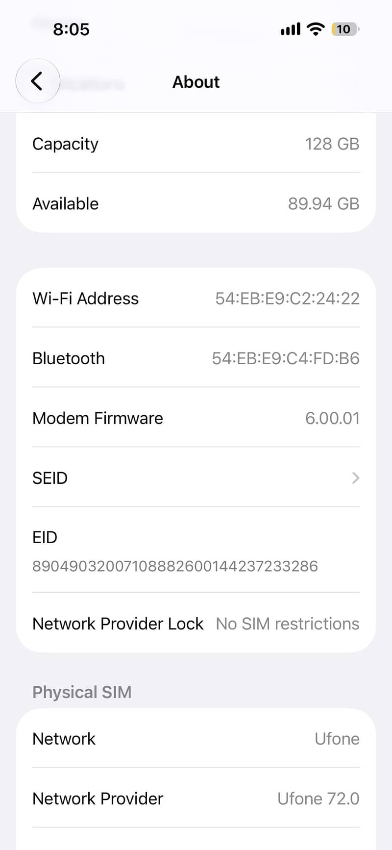 Apple iPhone  14 Pro my WhatsApp 0316-33-52-165 4