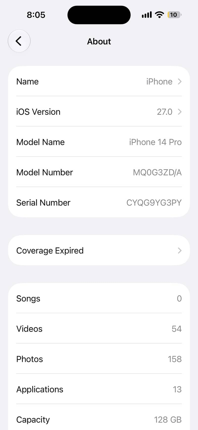 Apple iPhone  14 Pro my WhatsApp 0316-33-52-165 5