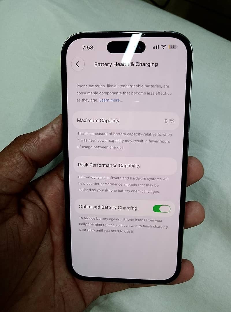 Apple iPhone  14 Pro my WhatsApp 0316-33-52-165 8