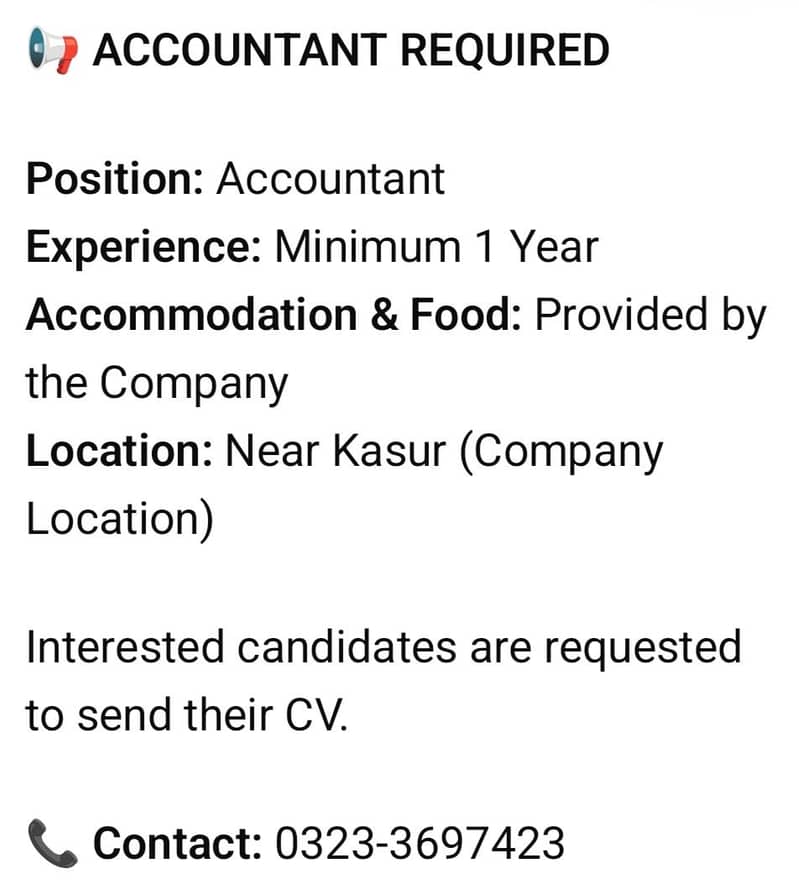 Accounted Required 0
