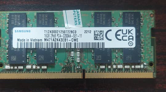 Samsung 16GB DDR4 Laptop Memory