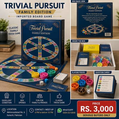 Trivial Pursuit Family Edition Imported Game