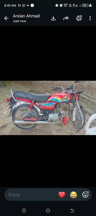 CD 70 motorcycle