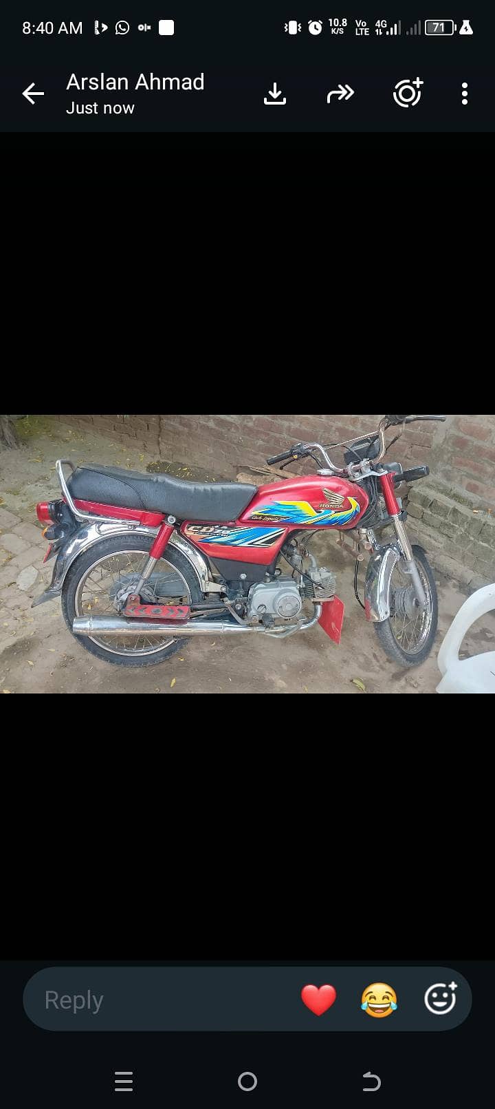 CD 70 motorcycle 0