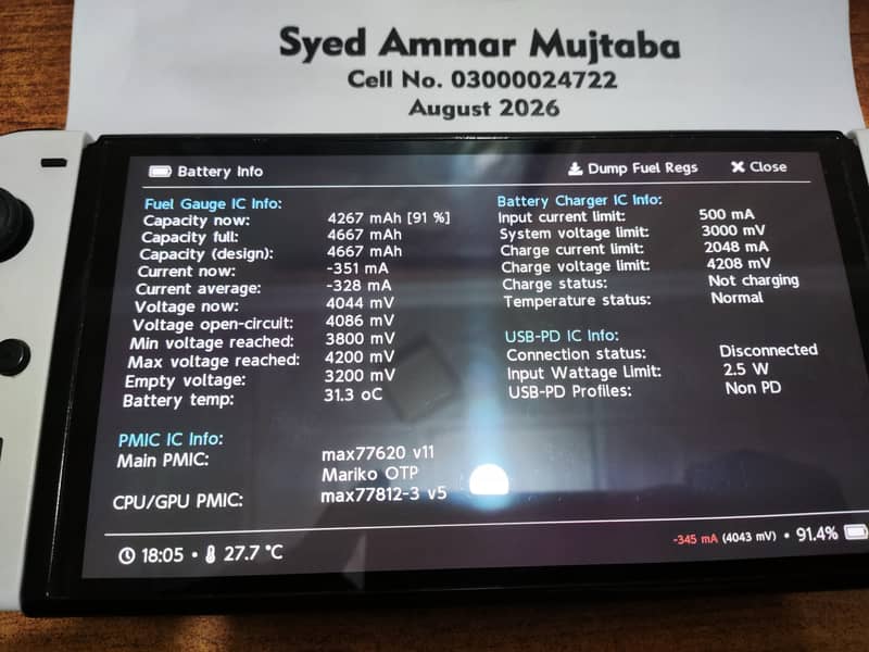Nintendo Switch OLED - Jailbroken - 128GB - COD 13