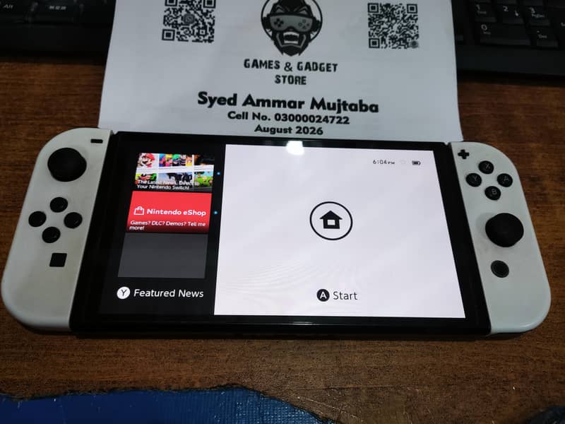 Nintendo Switch OLED - Jailbroken - 128GB - COD 15