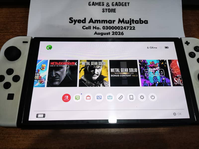Nintendo Switch OLED - Jailbroken - 128GB - COD 17