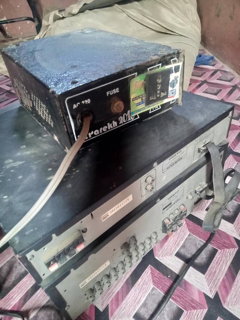 amplifier and 110 transform 3