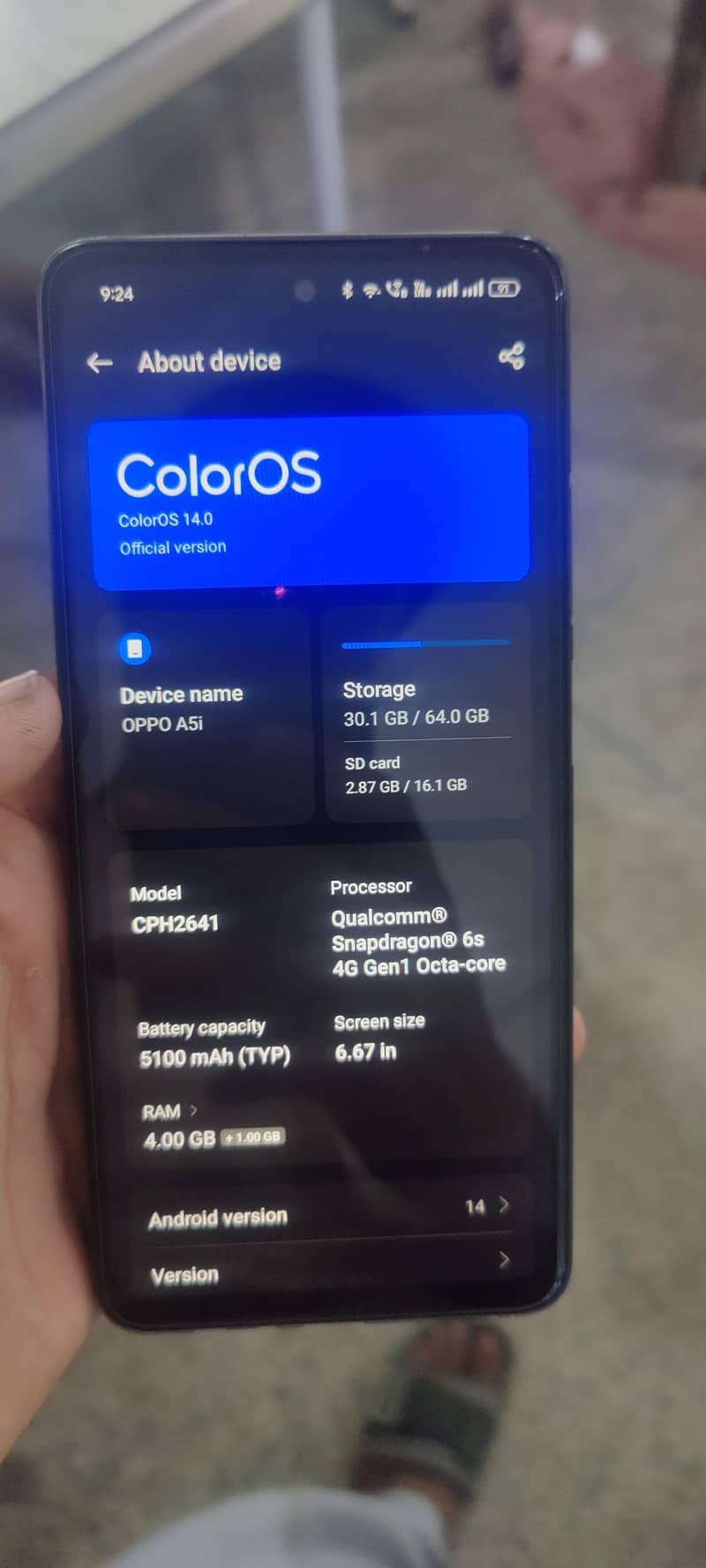 oppo A5i 6