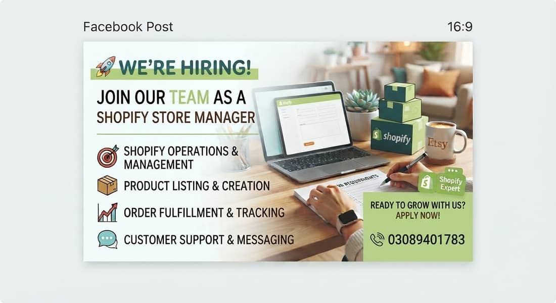 Shopify Store Manager & Virtual Assistant Required 0