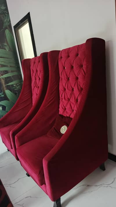 2 High Back Sofas | Bedroom Chairs