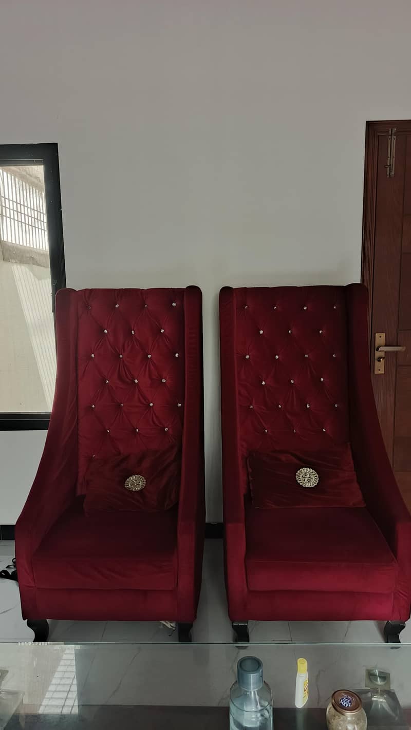 2 High Back Sofas | Bedroom Chairs 1