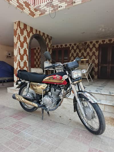 CG 125 special edition red gold 25/26 model