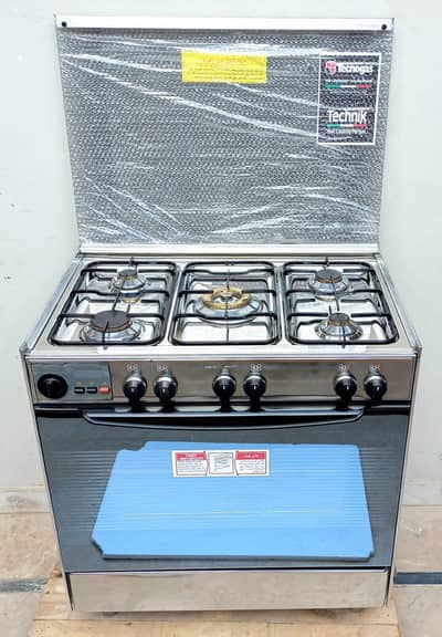 Italian Oven Tecnogas Cooking Range 5 Burners Stove Technogas