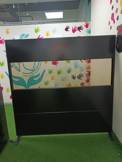 wooden partition