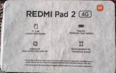 redmi pad 2 4g sim wala