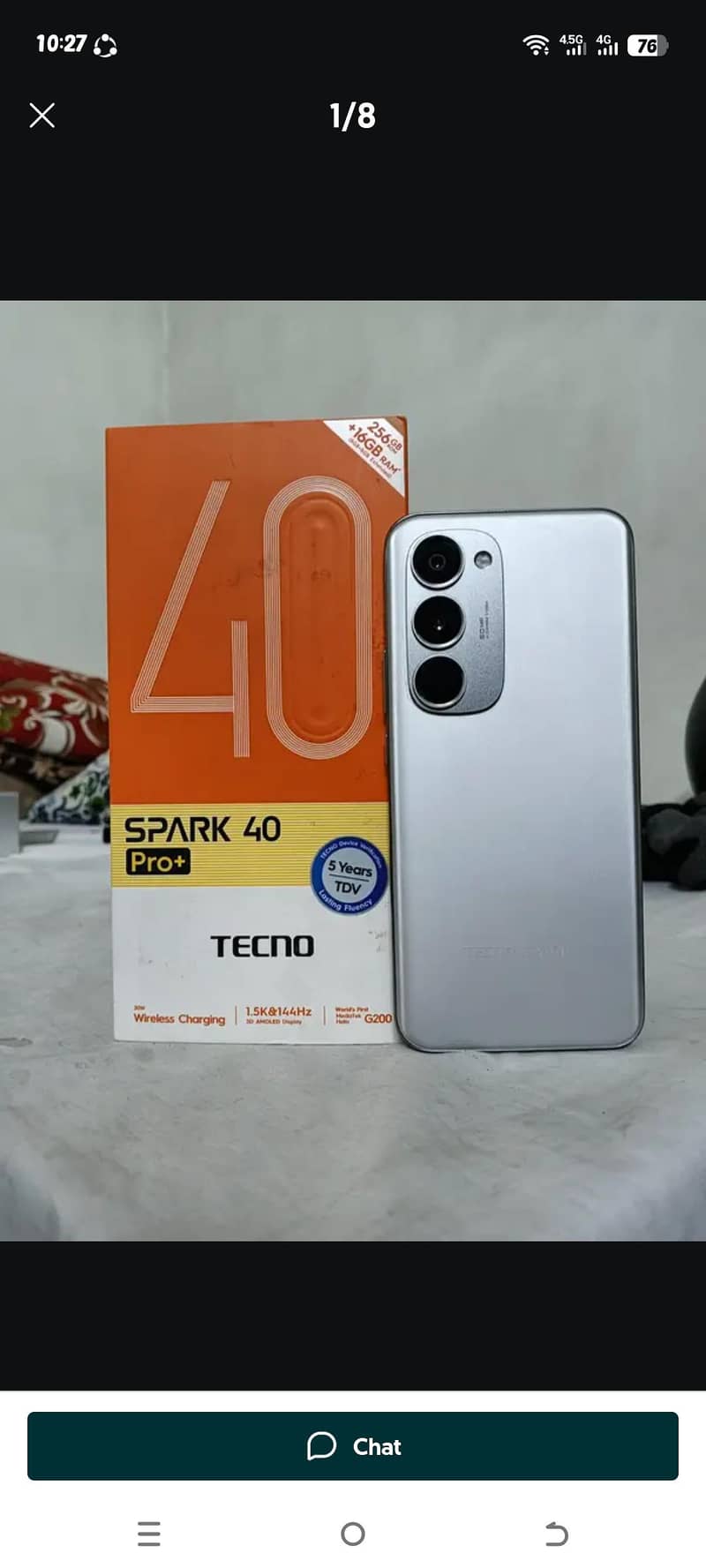 Tecno 40pro plus 256 0