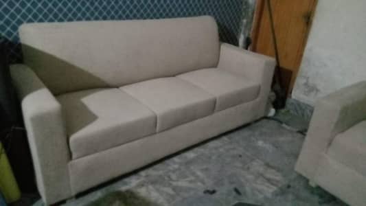6 seater brand new sofa with small cushions