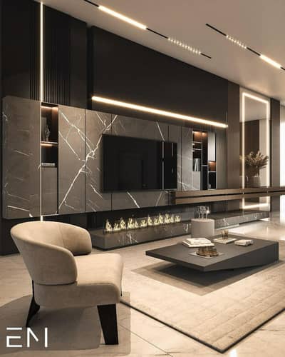 Media wall design interior design