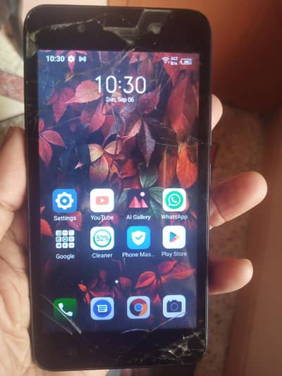 itel A17 (1/16) duel sim screen some damge but working fine
