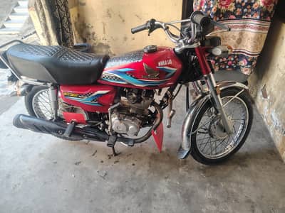 Title: Honda CG 125 (Model 2024/25) – Total Genuine – Red