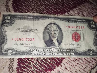 2 dollar bil red sell l united state