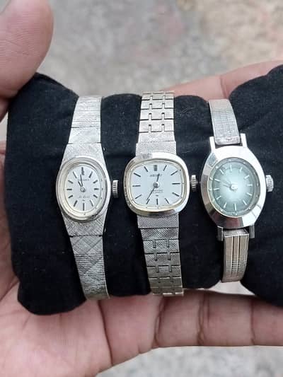 Seiko And Orient Manual Vintage Ladies Watch