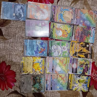 pokemon cards 3 cards VMAX 1 VSTAR 4V AND SOME BASIC GX CARDS