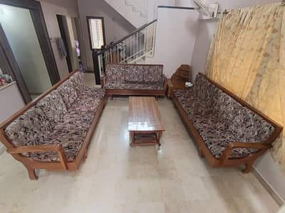 11 Seater Solid Wooden Sofa Set for Sale 