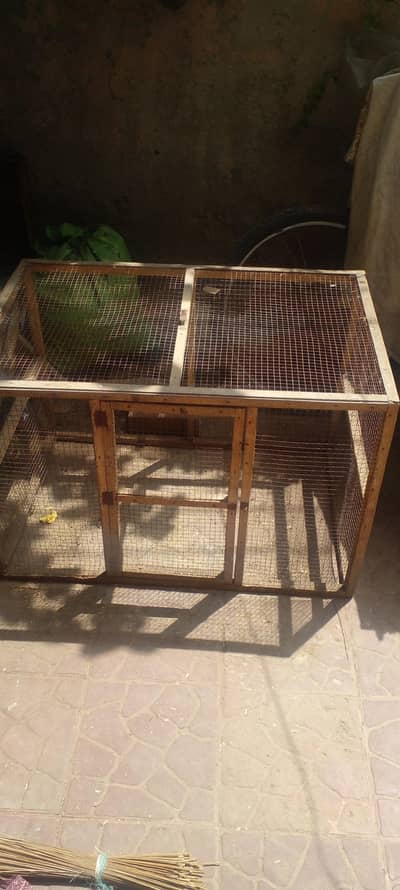 Big Size Wooden Cage with solid wood for Hens