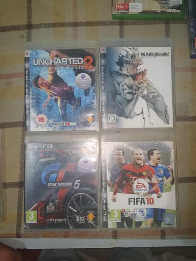 PS3 and PS4 games CD DVD