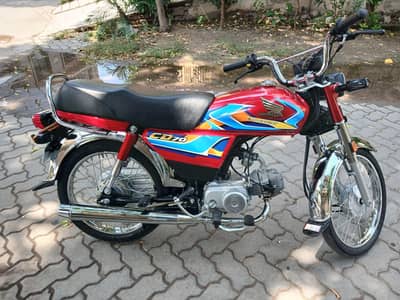 honda cd 70 2026 red