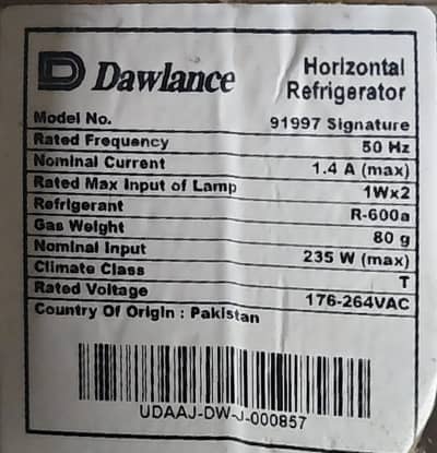 Used freezer for sale