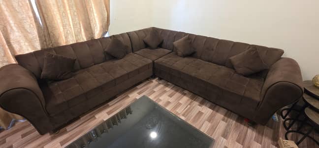 Sofa L shape 7 seater 10/10