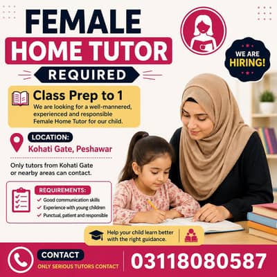 Female tutor required