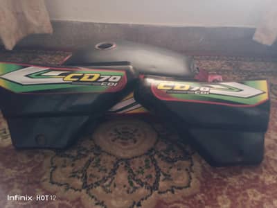 used CD 70 5star tanki and tapa for sale