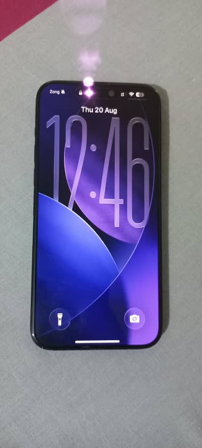 IPhone 15 Pro Max PTA Approved 256 GB 100 BH Blue titanium