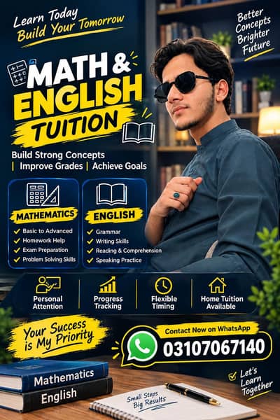 English and Math tuition