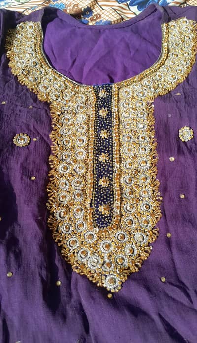 party wear 3 piece suit shirt dupatta plazo medium size