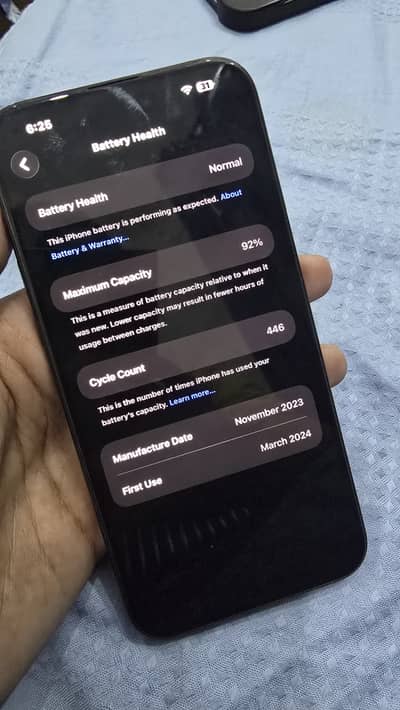 Apple iPhone 15 Pro Max JV LLA 92BH 10/10 .
