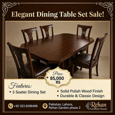 dining table /Elegant Dining /Table Set For Sale!/ 