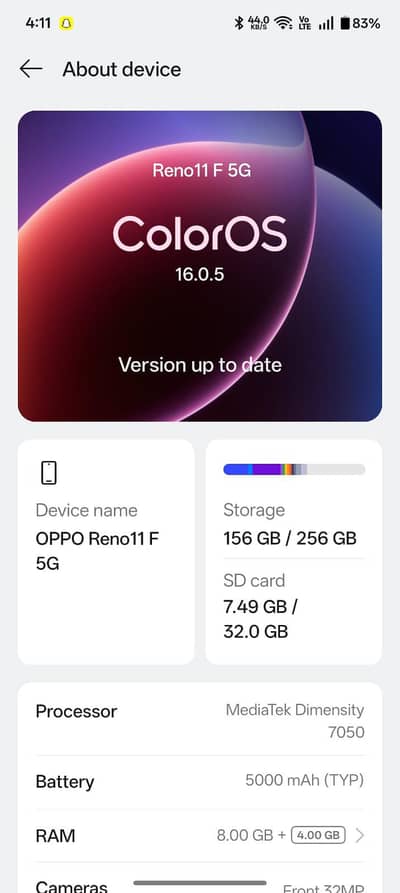 OPPO Reno 11 F