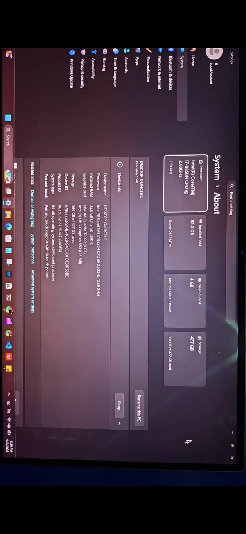 Dell Precision 5540 2