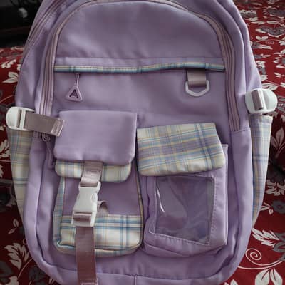 purple college bag in 1800